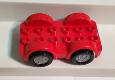 Lego Duplo Red Car Base With Fenders