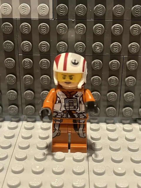 LEGO Star Wars Episode 7 Resistance X-wing Pilot Minifig Minifigure 75102 SW0659