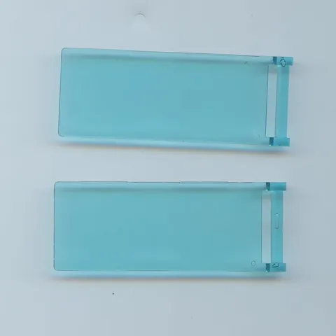 LEGO x 2 Trans-Light Blue Flag 7 x 3 with Bar Handle 30292 pre-owned