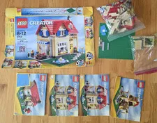 LEGO Creator 6754 Family Home 3-in-1 Set In Original Manual Possibly Incomplete