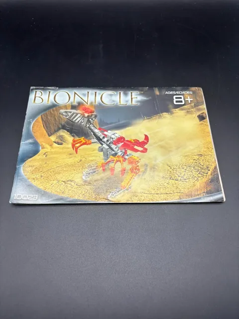 LEGO Bionicle (10023) ~ INSTRUCTIONS MANUAL Only Book ~ Master Builder Set