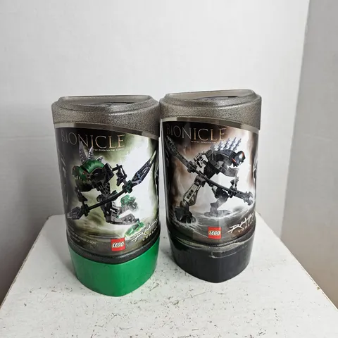 Lego Bionicle Rahkshi 2 Empty Collectible Canister Box Cases Only