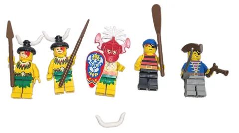 LEGO Pirates Islanders King Kahuka's Throne Set 6262 1994 Vintage 5 Figurines 