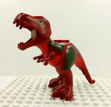 Lego Duplo Figures T REX Red/Green Dinosaur Figure Dino Valley #5598