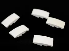 5 LEGO White 4x2 Curved Slope 2x4 round rounded 4x2 curve 93606 6031947