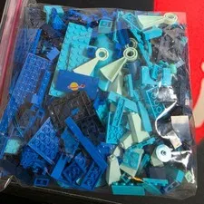 LEGO Bulk Building Bricks Lot 1Lb 12Oz of Assorted Blue Pieces      Blue1