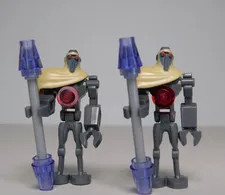 LEGO Star Wars (2) IG-100 Magna Guard Minifigures w/Staffs! But NO Capes! sw0190