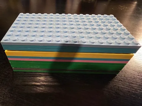 LEGO bulk lot 8x16 Baseplate Plate (92438) 13 pieces