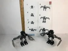Lego Bionicle Set 8724 Garan Lot of 2 Complete, Printed Instructions