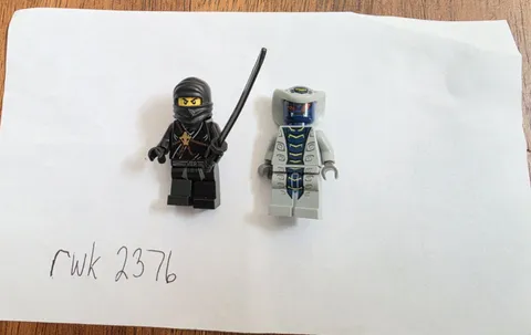 LEGO Ninjago Minifigure Lot Of 2 -  Njo 006 and Njo 033 - Used Condition