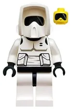 LEGO® Minifigure Star Wars sw0005 Imperial Scout Trooper Yellow Head Dark Gray T