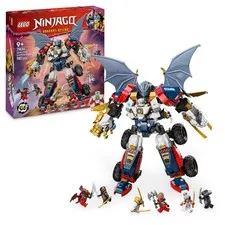 LEGO NINJAGO Zane's ultra-combomecha, 4-in-1 bouw- en speelset met auto, vliegtu