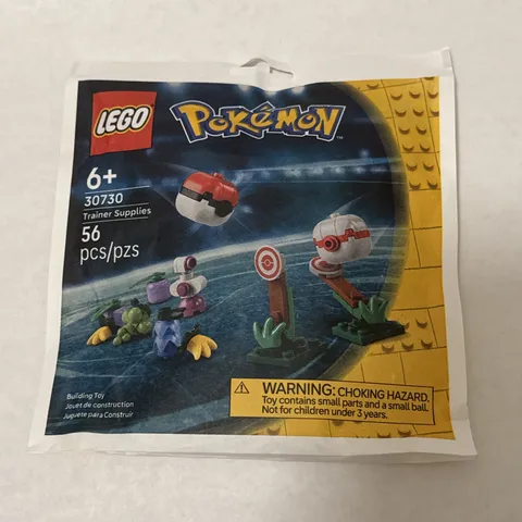 LEGO Pokemon Trainer Supplies Paper Bag New Sealed 2026 In Hand & Ready To Ship