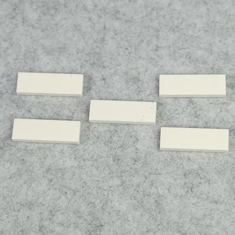 LEGO 63864 Tile 1 x 3 White x5 Genuine