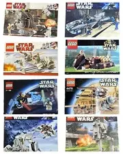 Lot of 8 LEGO Star Wars Instruction Manuals ONLY 8128 8089 8084 7126 7103 4478
