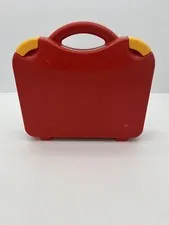 LEGO Carry Case Red/Burgundy Storage Genuine 2012 with Adjustable Dividers Empty