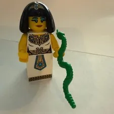 Egyptian Queen Series 5 Cleopatra Green Snake Egypt LEGO® Minifigure Mini Figure