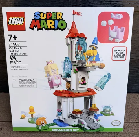 LEGO Super Mario 71407 Cat Peach Suit & Frozen Tower Sealed