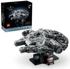  LEGO Star Wars 75375 Millennium Falcon 25th Anniversary Buildable Model. New