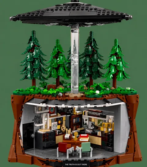 LEGO #21369 The X-Files: Set Build ONLY! NO MINIFIGS! Preorder: Ships August 4th