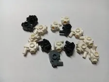 LEGO LOT 16 MINIFIGURE WEAPON BLASTER GUN STUDS ON SIDE BOTTOM FRONT #44709
