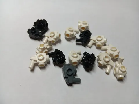 LEGO LOT 16 MINIFIGURE WEAPON BLASTER GUN STUDS ON SIDE BOTTOM FRONT #44709