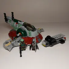 LEGO Star Wars Boba Fett's Starship 75312 Complete Set 593 pcs w/ Manual