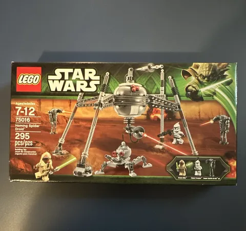 LEGO Star Wars Homing Spider Droid 75016 Complete 295 pcs w/ Box Age 7-12