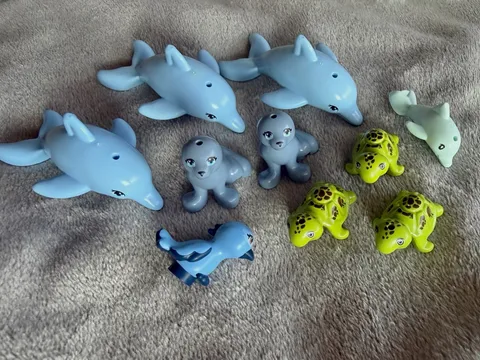 LEGO Friends Ocean Animals Lot of 10 Dolphins, Turtles, Sea Lions