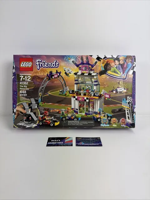 Lego Friends The Big Race Day 41352 Set Retired NIB
