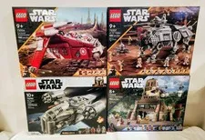 LEGO Star Wars (x4): Yavin 4 75365 75292 AT-TE 75337 75354 New Sealed Retired