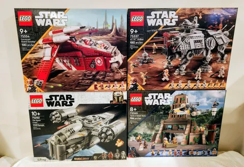 LEGO Star Wars (x4): Yavin 4 75365 75292 AT-TE 75337 75354 New Sealed Retired