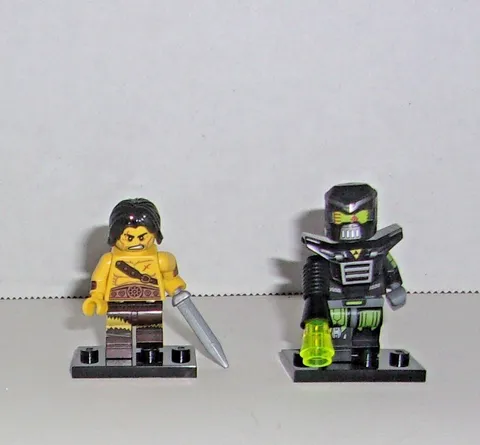 Lego 71002 Evil Mech & Barbarian Minifigure Lot Series 11   