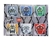LEGO Bionicle Toa Inika Stickers Jaller Hewkii Nuparu Hahli Kongu Matoro Karda N