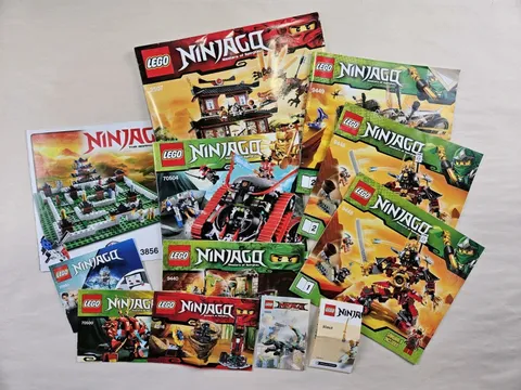 LEGO Ninjago Instruction Manuals Books Only Lot of 12