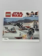LEGO Star Wars 75202 Defense of Crait Instruction Manual Only