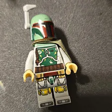 LEGO Star Wars Boba Fett Minifigure Green Helmet w/ Cape & Jetpack Plastic 4+