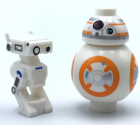 LEGO LOT OF 2 STAR WARS DROID MINIFIGURES BD-72 & BB-8