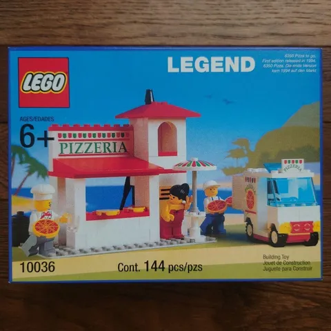 LEGO Town: Pizza-To-Go Set Restaurant (10036) Brand New In Sealed Box , Legend