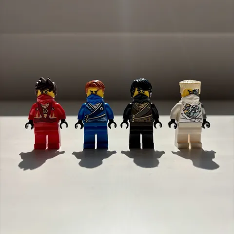 LEGO Ninjago: All 4 Main Ninja of Season 3: Rebooted - Kai, Jay, Cole, Zane
