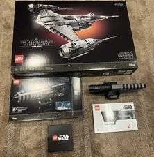 LEGO Star Wars UCS 75442 The Mandalorian's N-1 Starfighter Darksaber Metal Card
