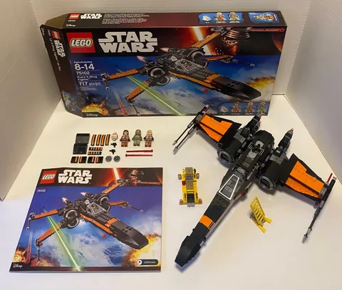Lego 75102 Star Wars Poe's X-Wing Fighter Complete with Box & Instructions 2015
