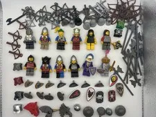 Lego Castle Minifigures And Parts Lot Rare Vintage Variety King Knight Dragon