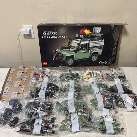 LEGO Icons Land Rover Classic Defender 90 Model Car Building Set, 10317 READ!!!!