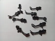 LEGO BULK LOT 9 BLACK MINIFIGURE UTENSIL SPACE SCANNER TOOL #30035