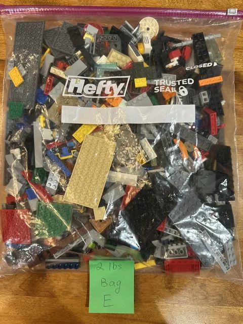 Lego Pieces Lot - 2 Pound Bag “E”