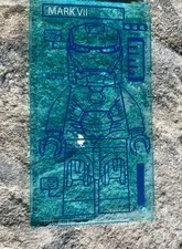 Lego Marvel Iron Man Mark VI Screen Glass. #57895pb019. Used