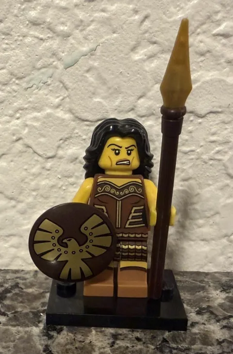 LEGO CMF Series 10 - Warrior Woman - col 10-4 Retired Minifigure Complete