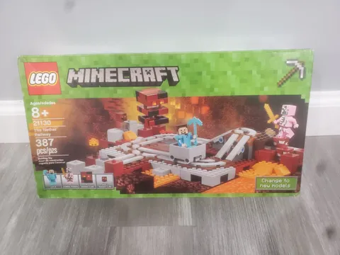 LEGO Minecraft: The Nether Railway (21130); RETIRED