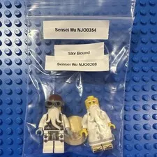 LEGO NINJAGO Sensei Wu Minifigure Lot NJO0354 NJO0208 Sky Bound (2pcs)